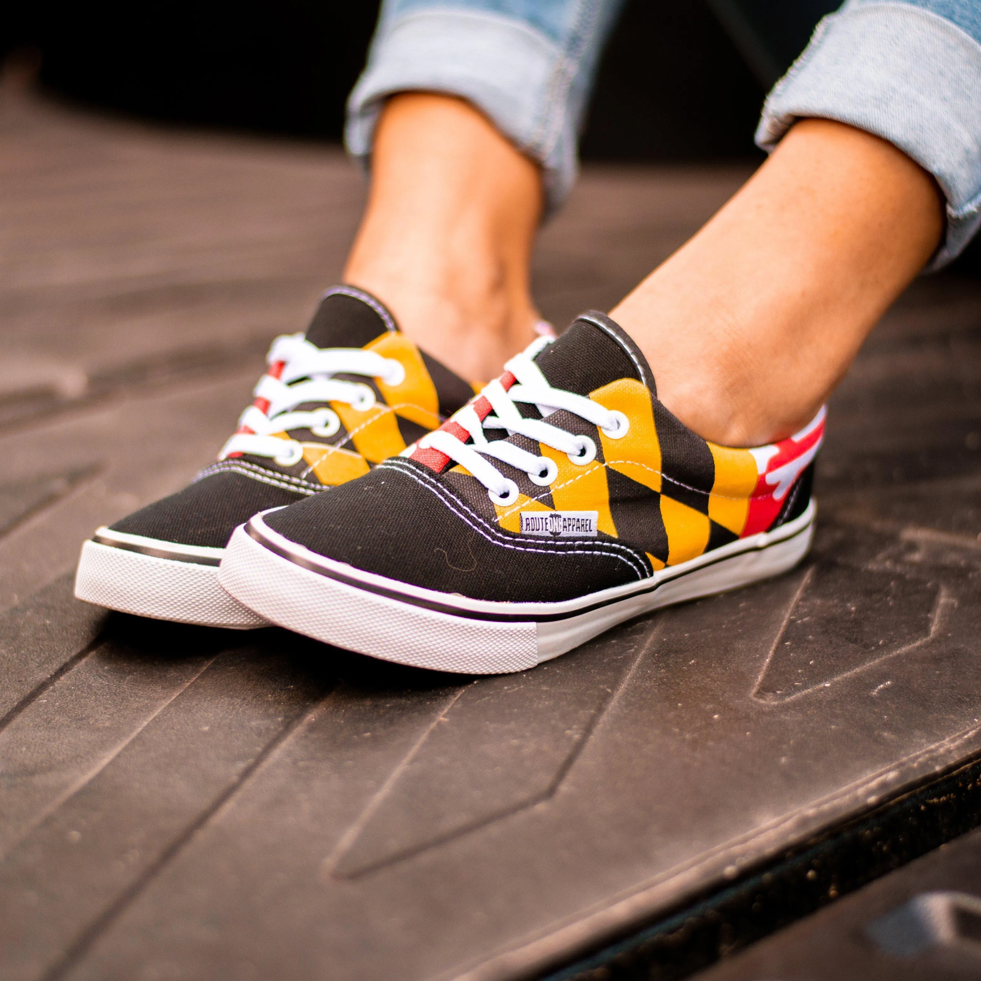 Maryland Flag (Black) / Shoes