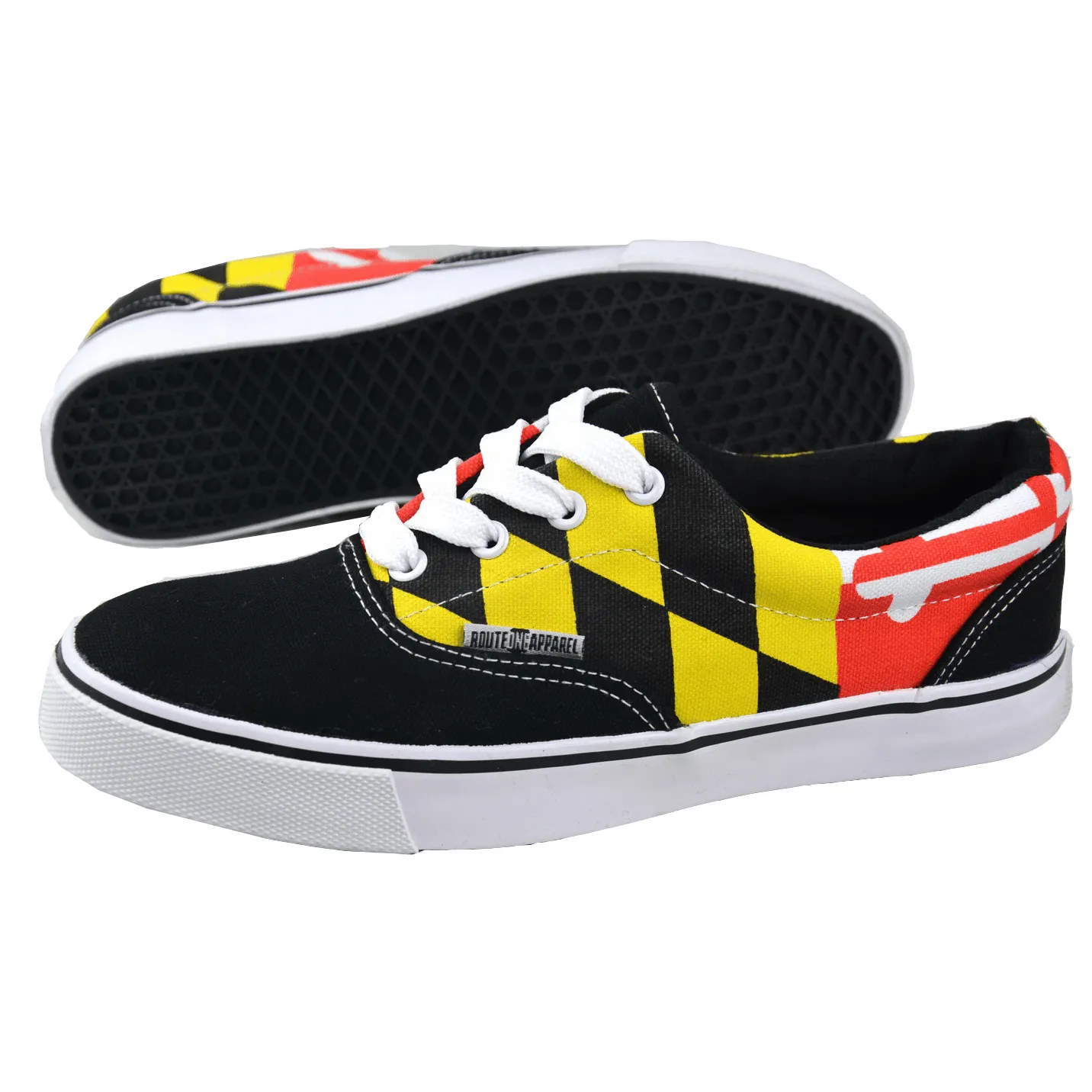 Maryland Flag (Black) / Shoes