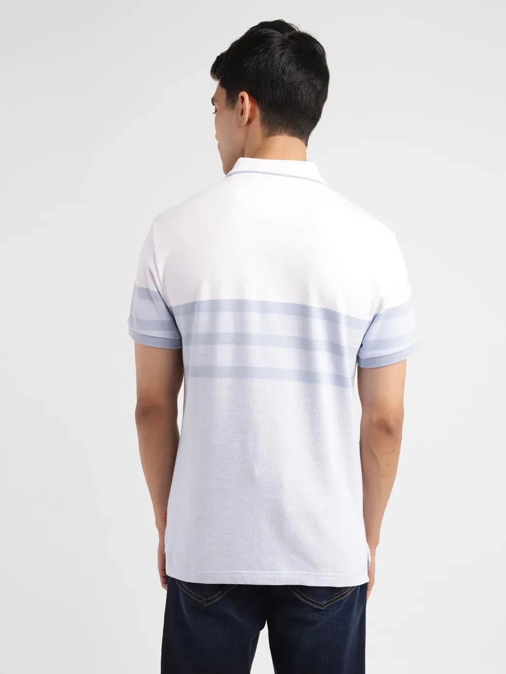 Men's Colorblock Slim Fit Polo T-shirt