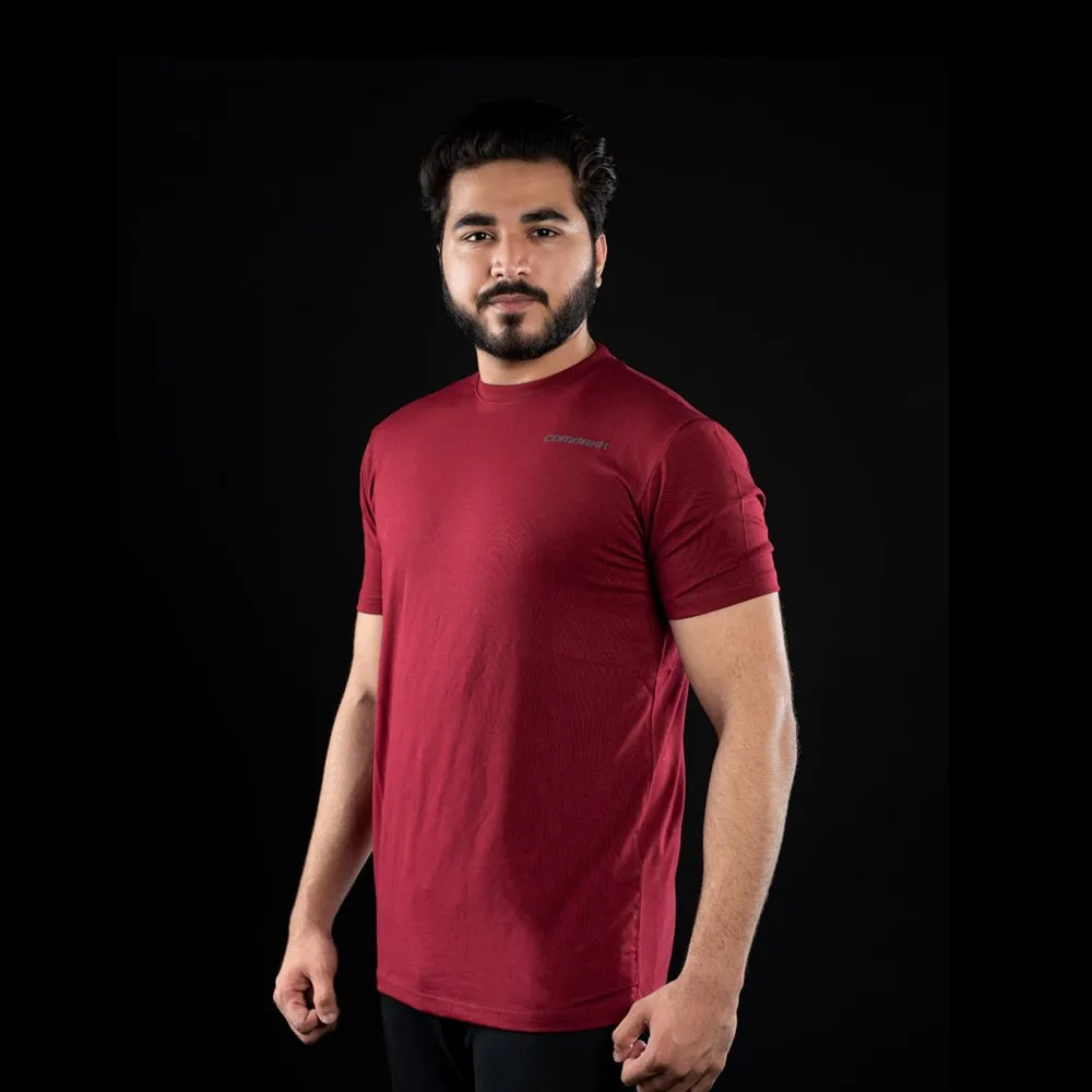 MEN’S COTTON TEE PRO MAROON