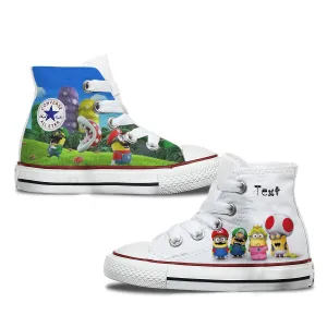 Minion Mario Custom Converse