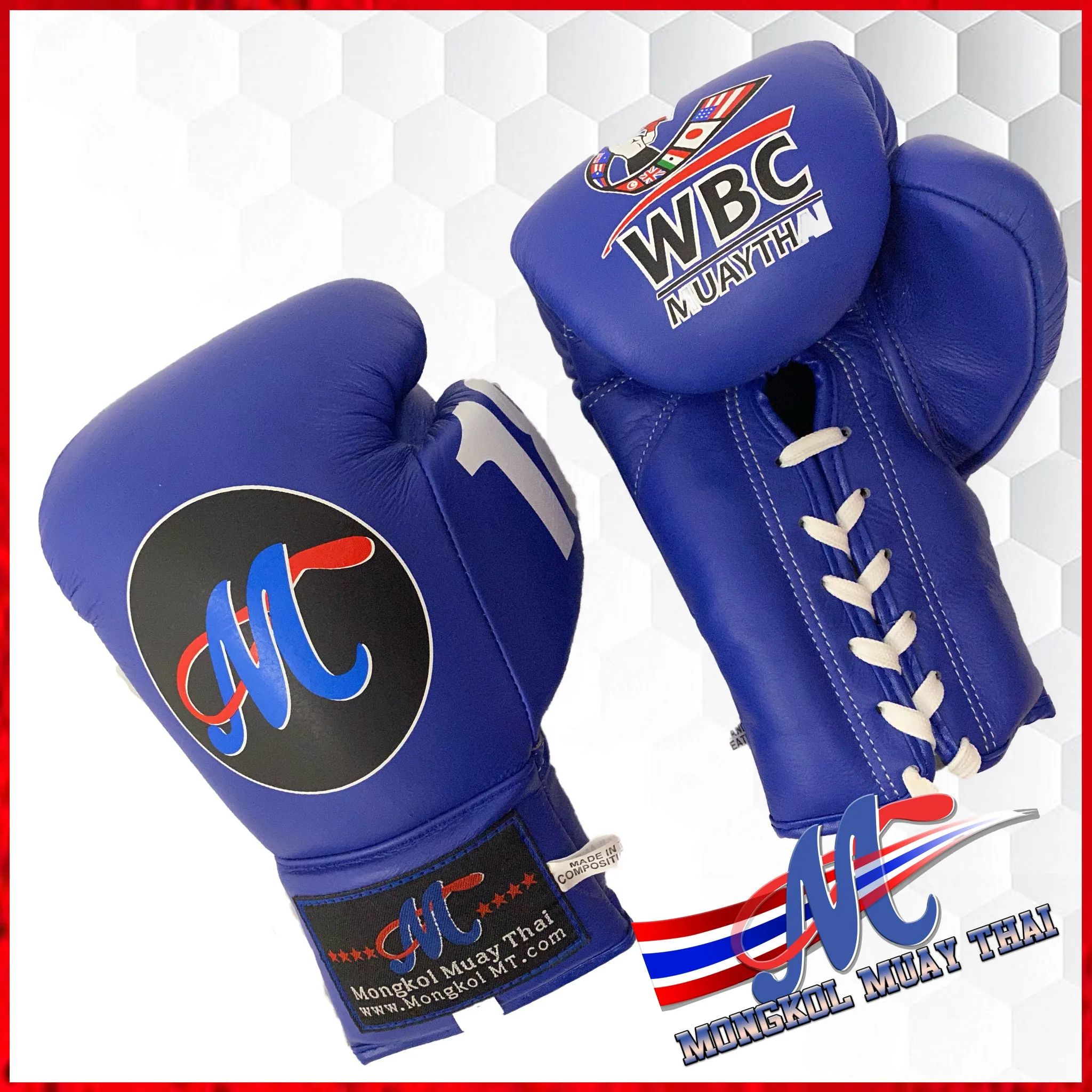 Mongkol Boxing Gloves  WBC Edition Blue last pair