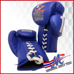 Mongkol Boxing Gloves  WBC Edition Blue last pair