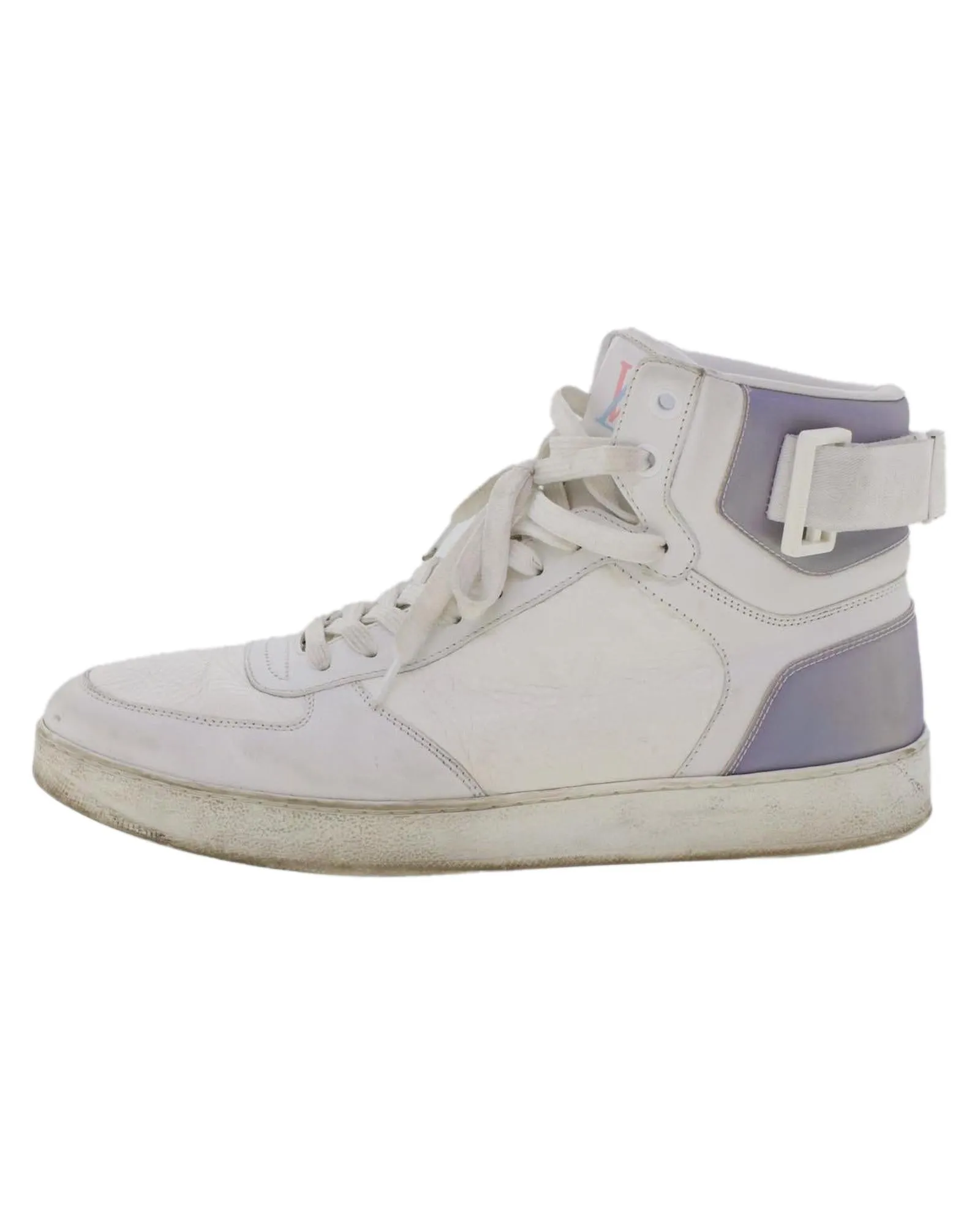 Monogram High Top Leather Sneakers