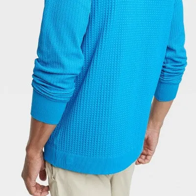 New - All In Motion Men's Pull-On Knit Sweater Seamless Casual Fit