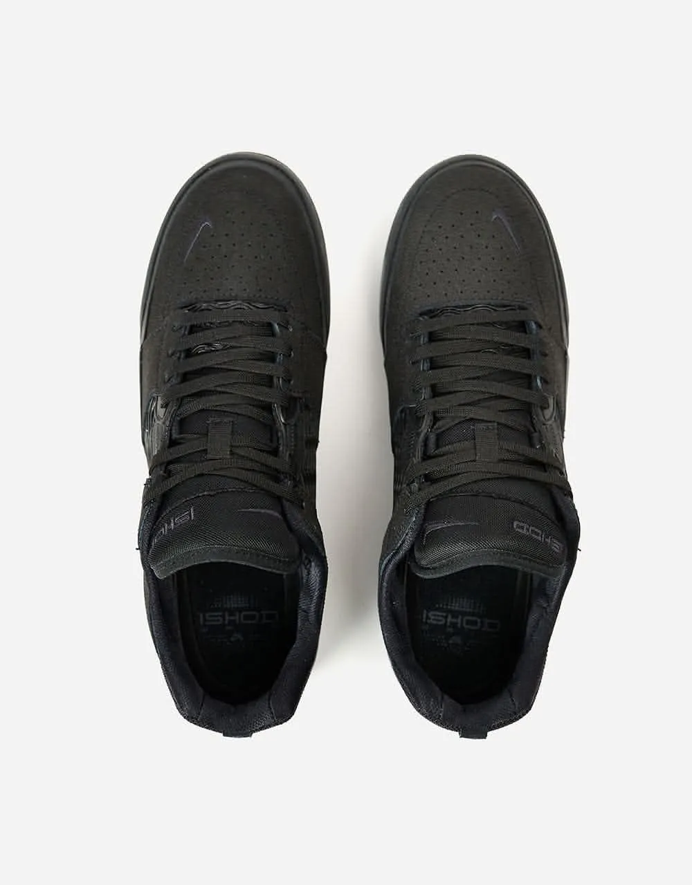 Nike SB Ishod Premium Skate Shoes - Black/Black-Black-Black