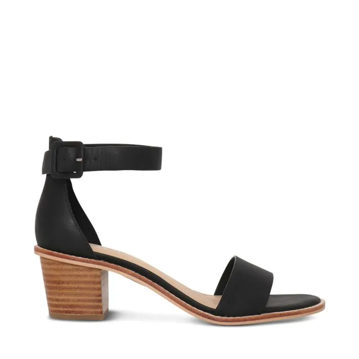 NUDE FOOTWEAR MICKEE Black Sandal