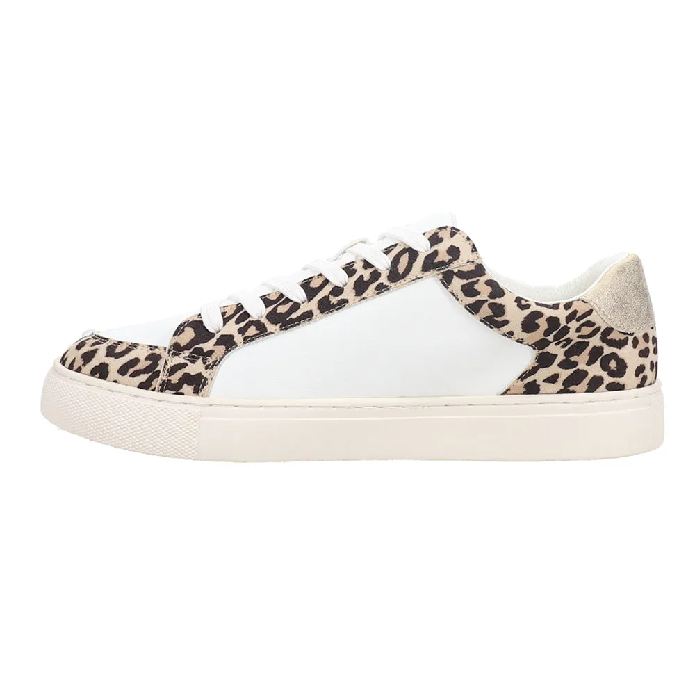 Obsessed Leopard Lace Up Sneakers