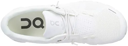 ON Men's Cloud 5 Sneakers, All White Training Shoes