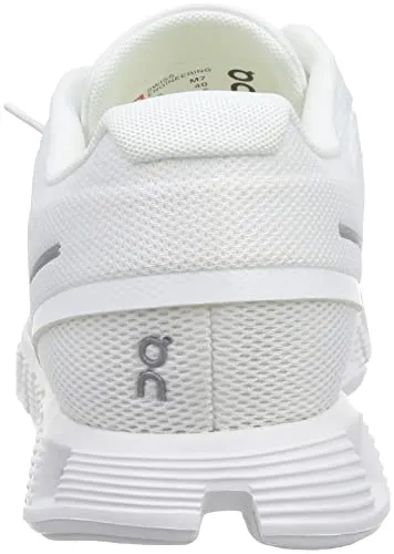 ON Men's Cloud 5 Sneakers, All White Training Shoes