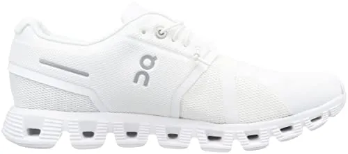 ON Men's Cloud 5 Sneakers, All White Training Shoes