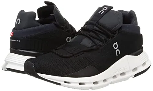 ON Women's Cloudnova Sneakers, Phantom/White Training Shoes