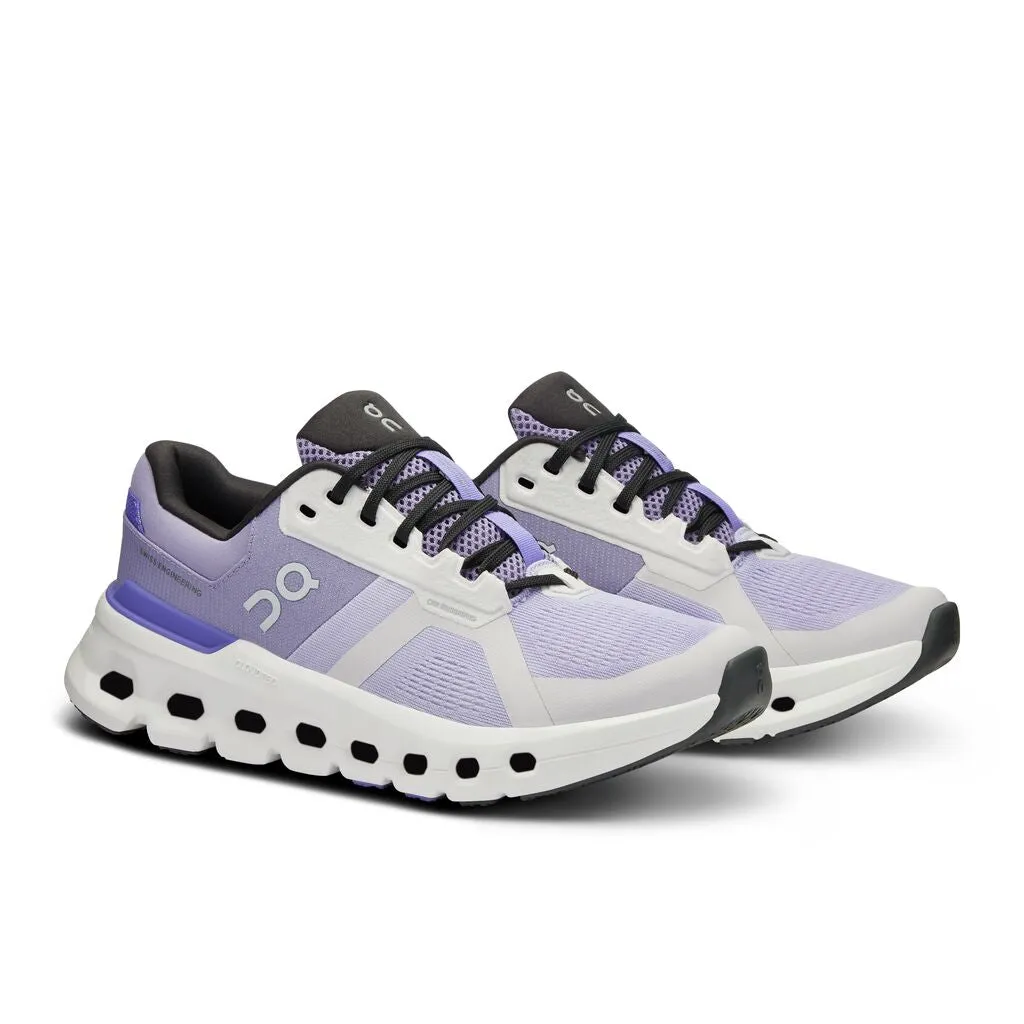 On Women's Cloudrunner 2 Running Shoes Nimbus / Blueberry