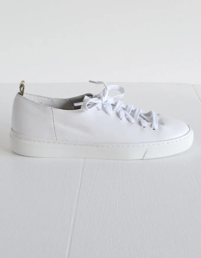 Orphic White Leather Sneakers