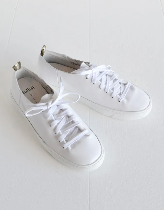 Orphic White Leather Sneakers