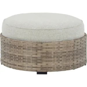 Outdoor Calworth Ottoman with Cushion