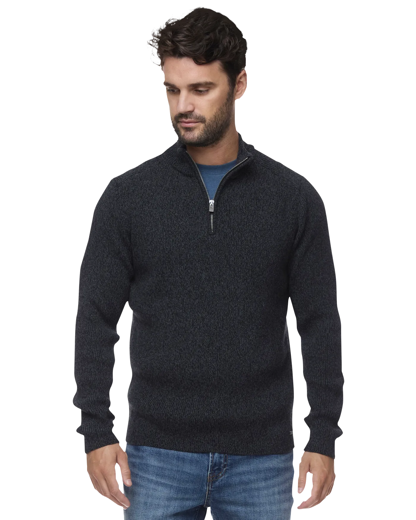 PIERCE 1/4-ZIP SWEATER