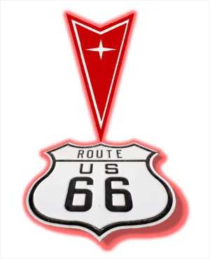 Pontiac 70's Crest ROUTE 66 T-Shirt