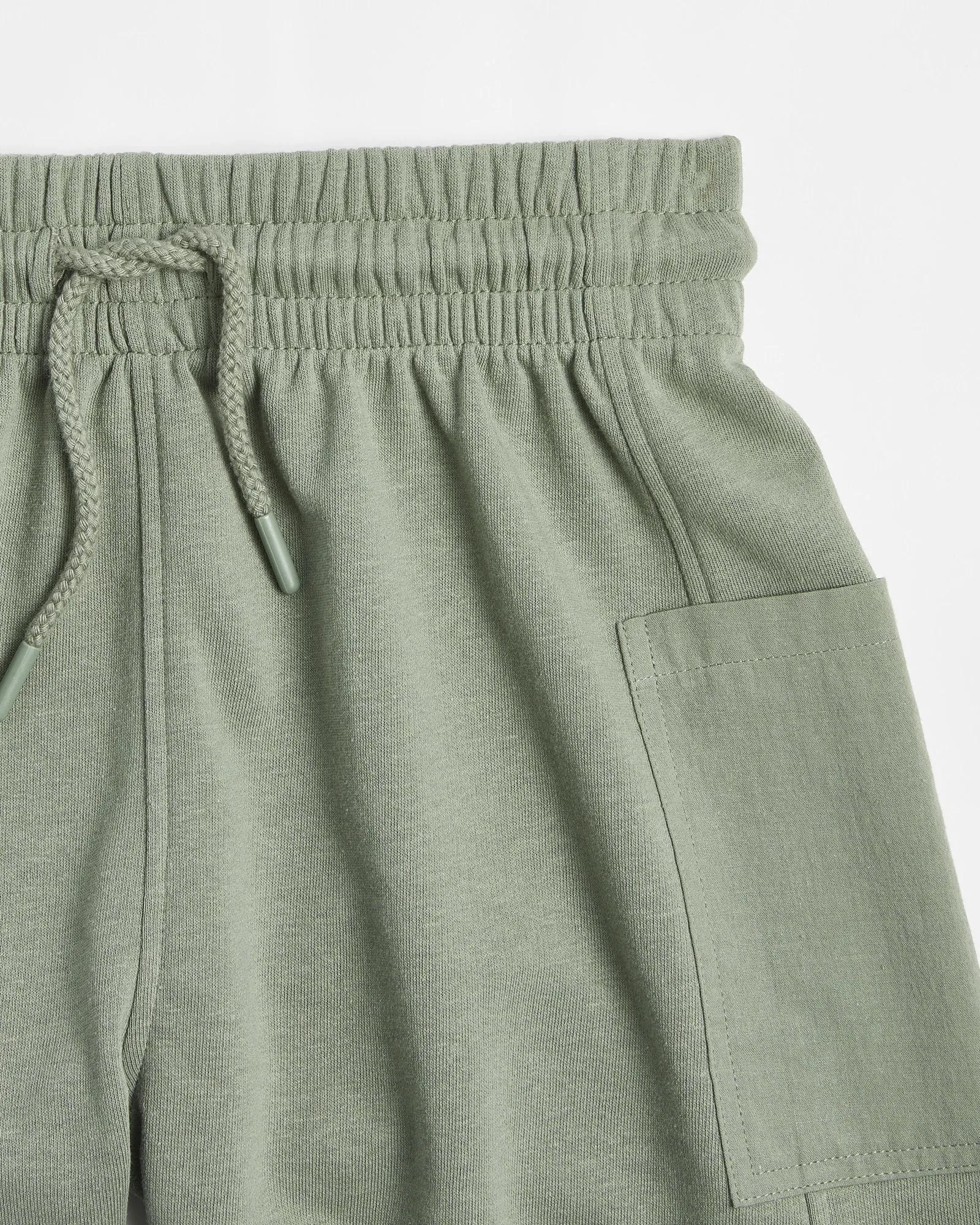 popular  Casual Knit Short - Khaki