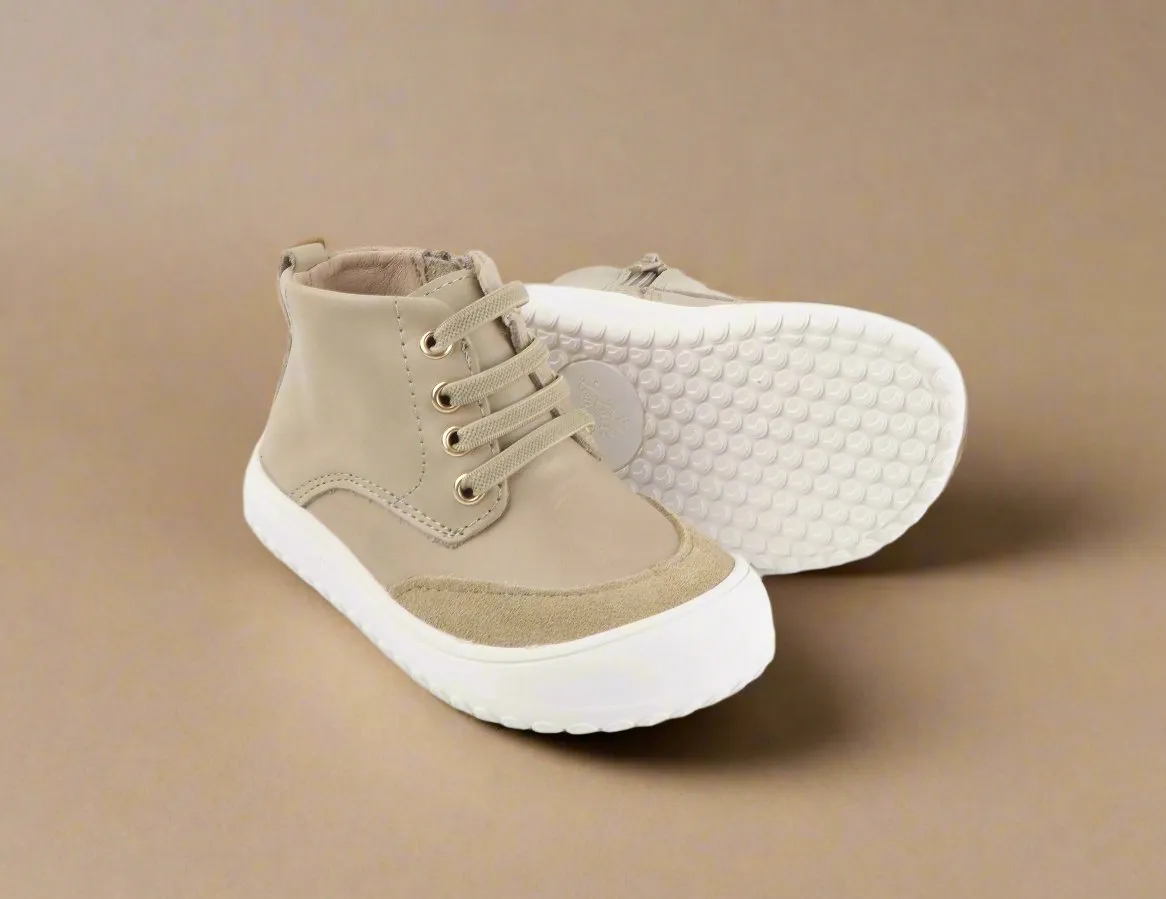 Pre-Order Play Perfect Beige High Top {Premium Leather}