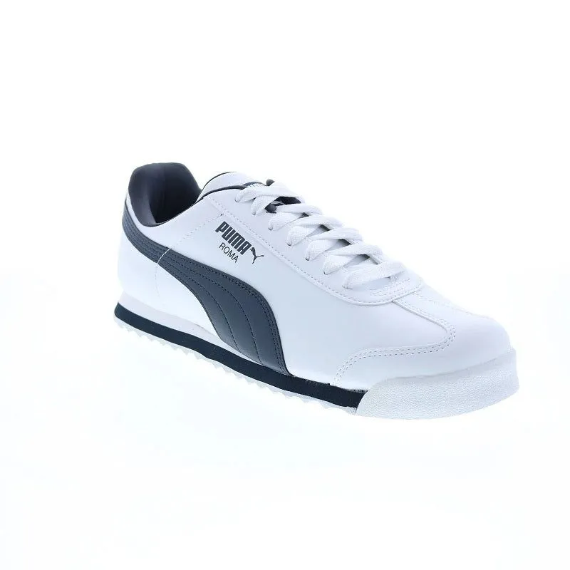 Puma Men's Roma Basic Shoes - White / Navy