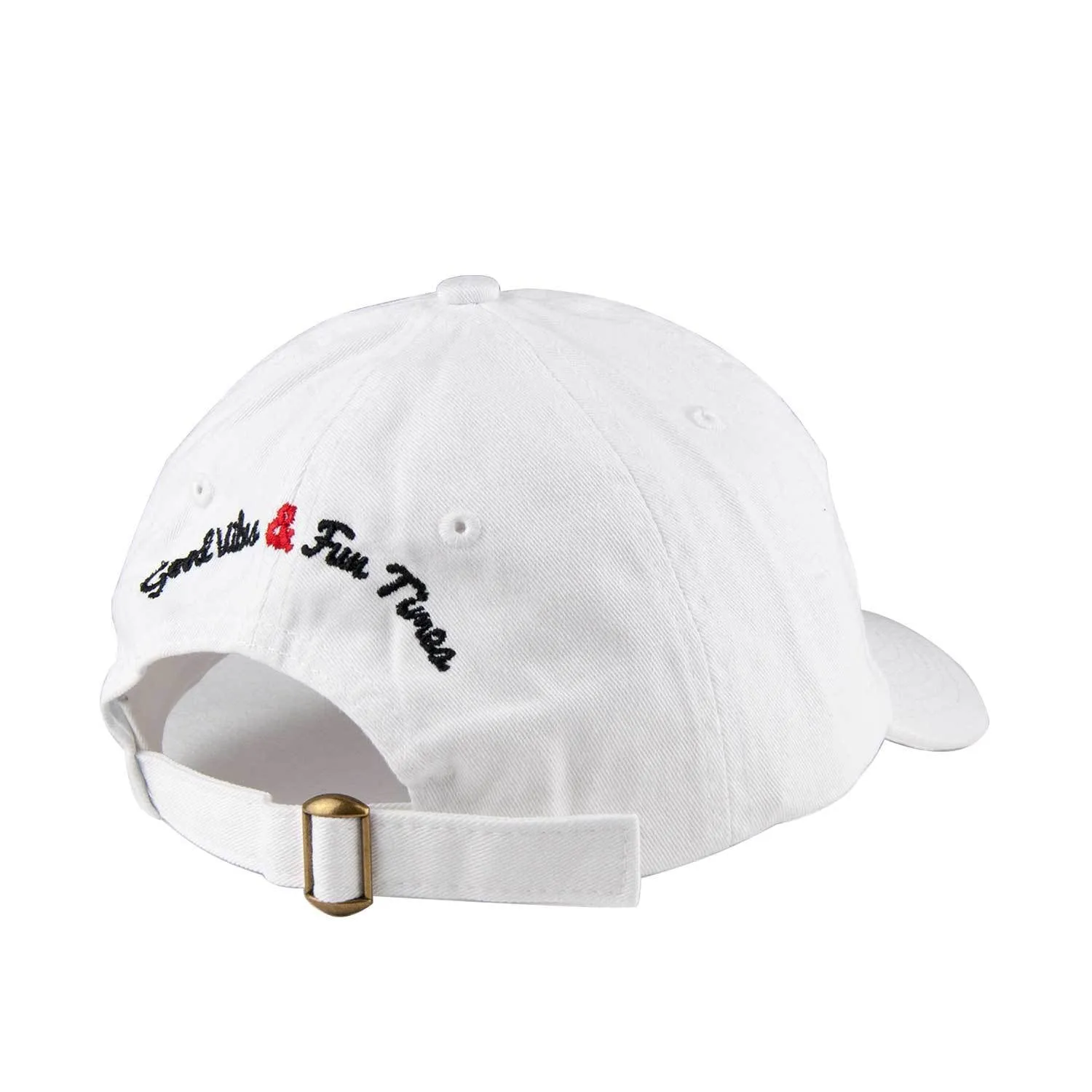 "OG Good Vibes & Fun Times" Dad Cap - White