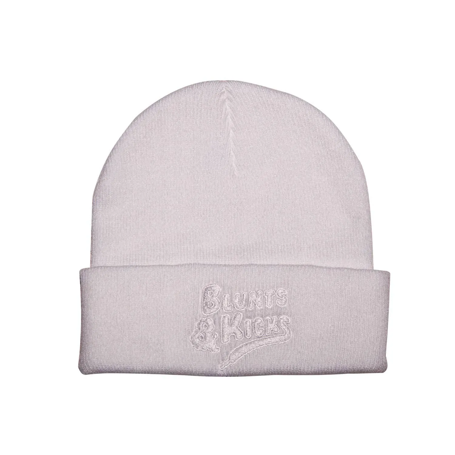 "OG" Tone-on-Tone Winter Tuque - White