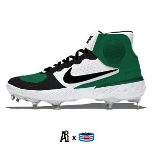 "Pine Green" Nike Alpha Huarache Elite 3 Mid Cleats