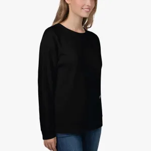 Recycled Fleece Sweatshirt Black