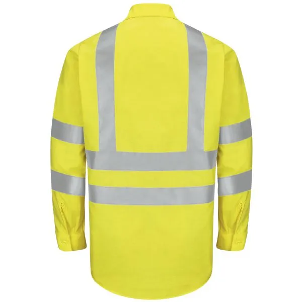 Red Kap Hi-Visibility Ripstop Work Shirt - Type R, Class 3 -(SY14AB)