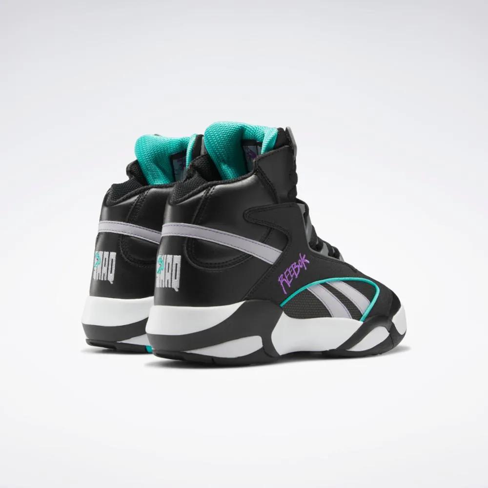 Reebok Footwear Men Shaq Attaq Shoes CBLACK/PURGRY/FTWWHT