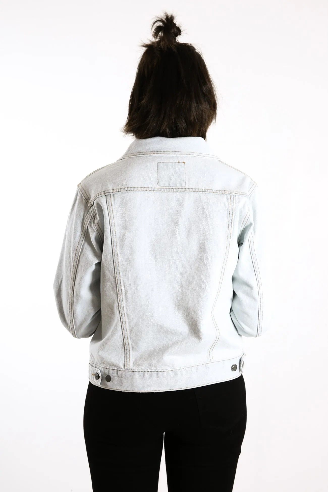 RVCA Staple Denim Jacket Bleach Bum