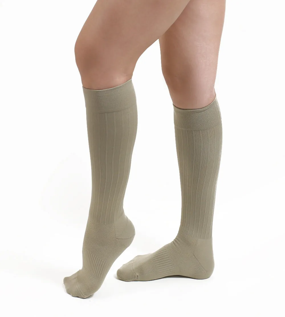 Salvere Casual Wear, Knee High, Closed Toe, 20-30 mmHg