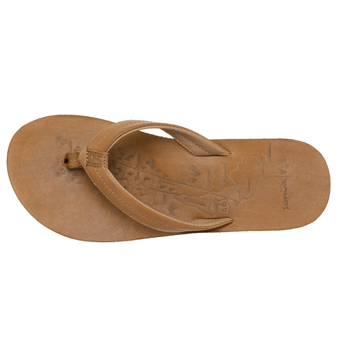 Sanuk   Airstream Women's Glamper Soft Top Flip Flop