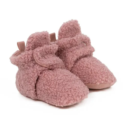 Snap Booties Sherpa - Pink