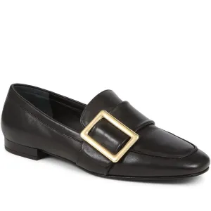 Stefania Leather Slip-On Shoes - STEFANIA / 324 557