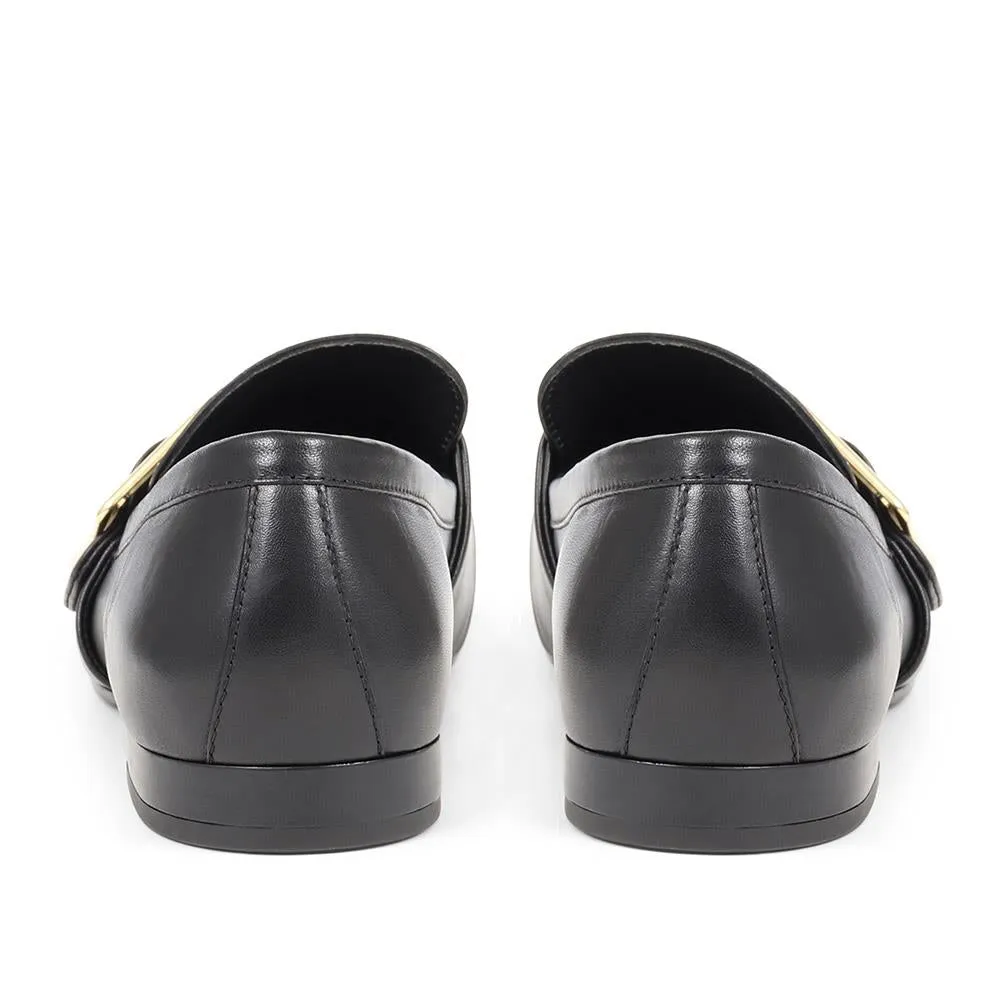 Stefania Leather Slip-On Shoes - STEFANIA / 324 557