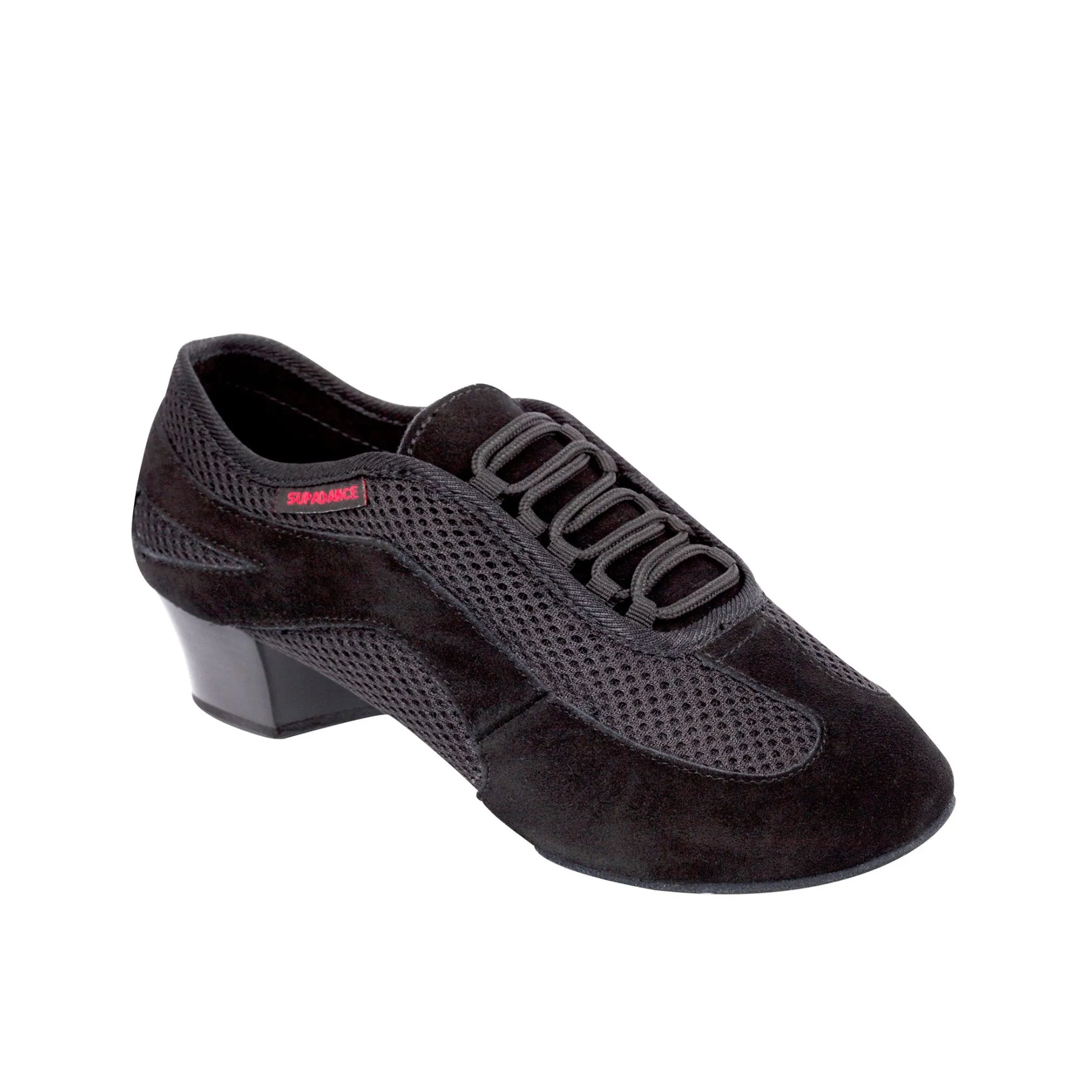 Supadance: Practice S8825/8899 | Black Suede/Mesh | 1.5'' Latin