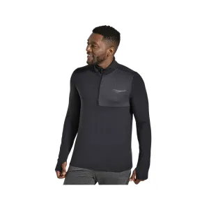 Sweatshirt Saucony Sunday 1/4 Zip Black