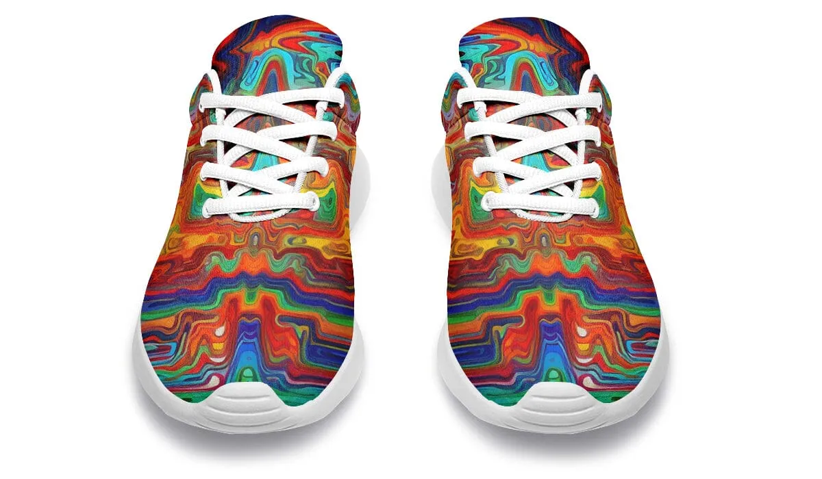 Swirling Vision Classic Sneakers