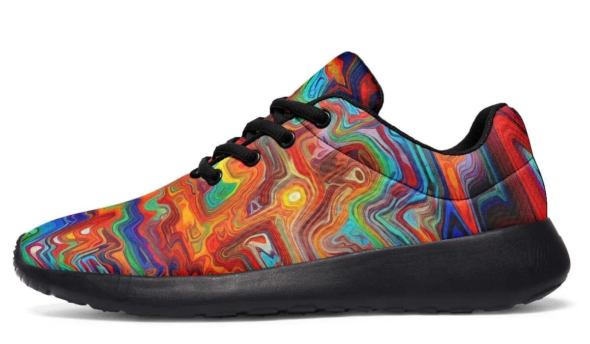 Swirling Vision Classic Sneakers