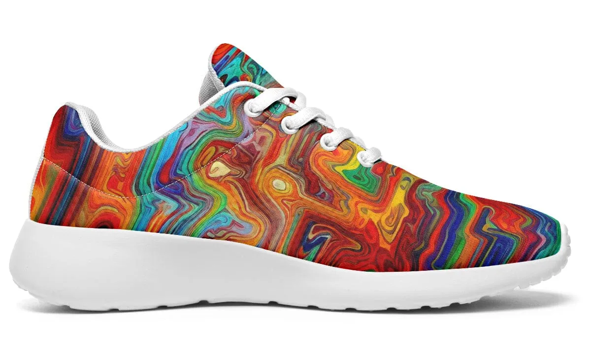 Swirling Vision Classic Sneakers