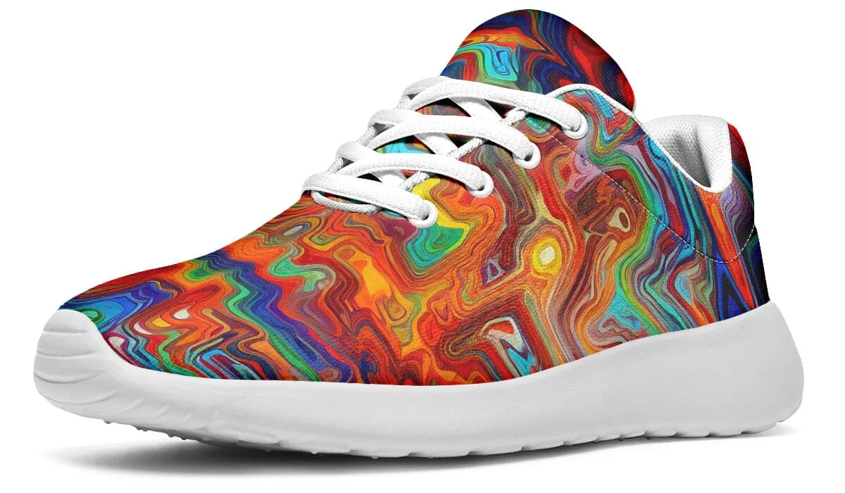 Swirling Vision Classic Sneakers