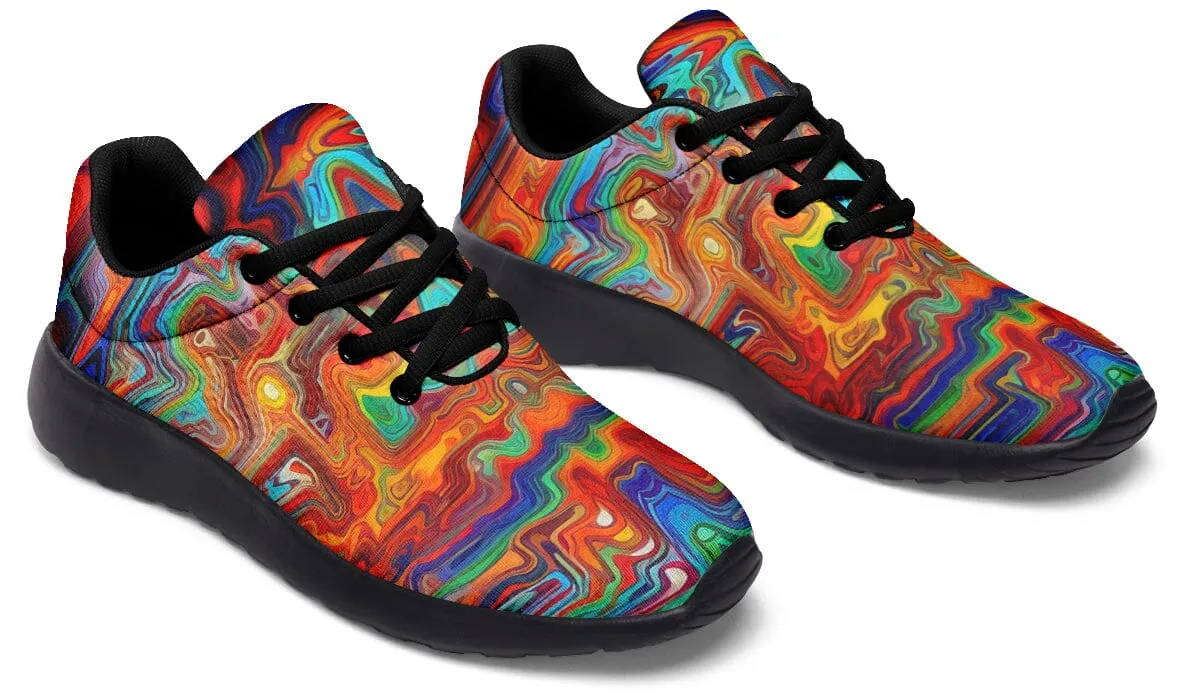 Swirling Vision Classic Sneakers