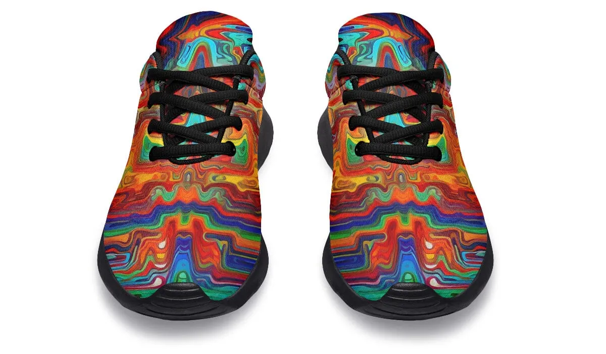 Swirling Vision Classic Sneakers