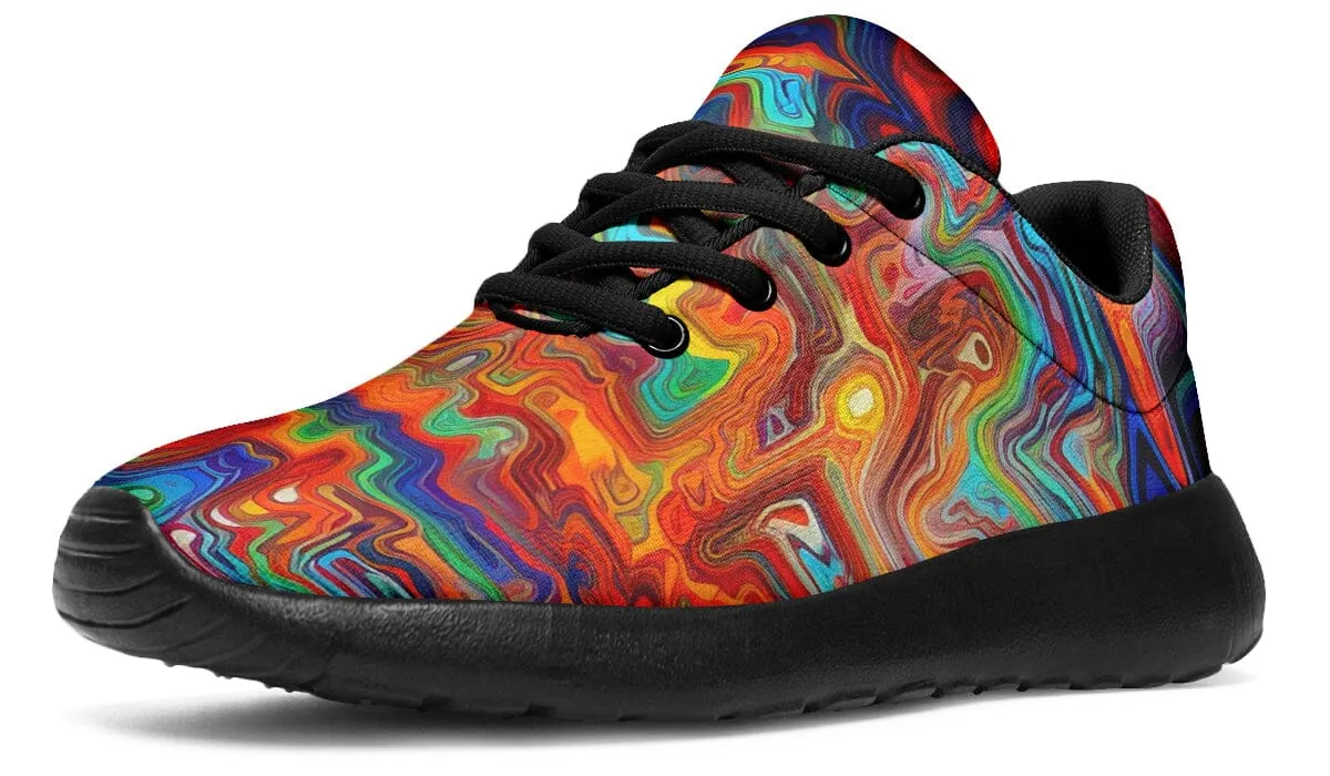 Swirling Vision Classic Sneakers