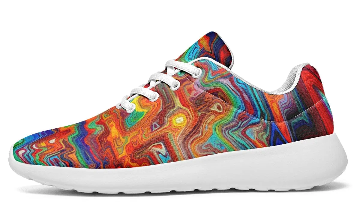 Swirling Vision Classic Sneakers