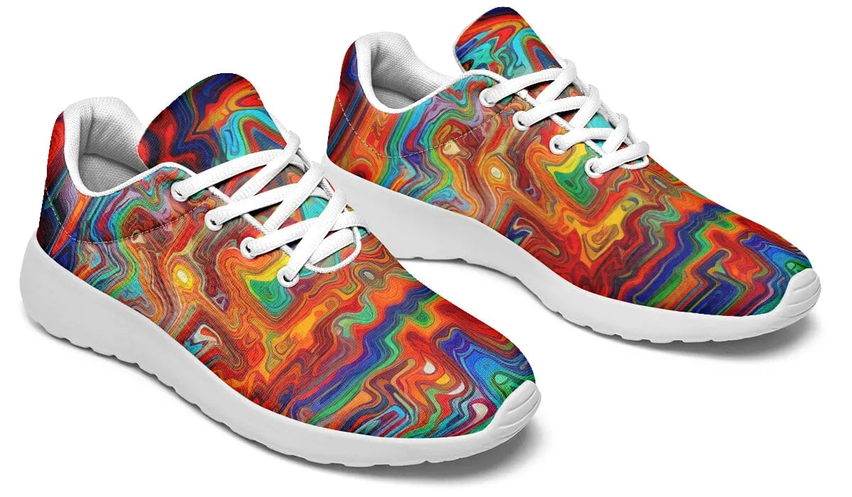 Swirling Vision Classic Sneakers