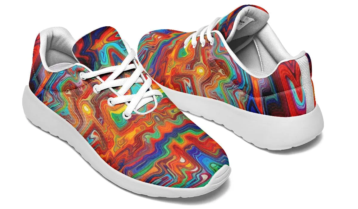 Swirling Vision Classic Sneakers