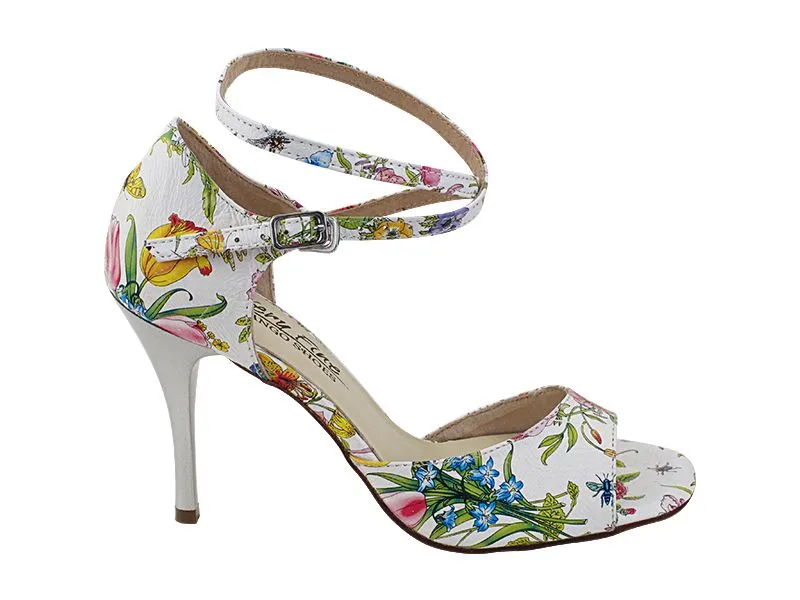 Tango Dance Shoes Spring Flowers